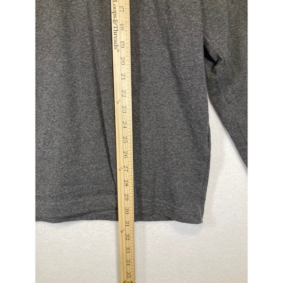 Workwear Carhartt Mens Medium Gray Long Sleeve Graphic Logo T-Shirt TK0231-M - Picture 8 of 10